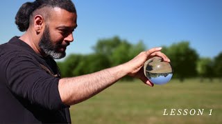 HOW TO MAKE A BALL FLOAT  lesson 1 contact juggling [upl. by Nbi124]