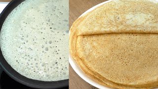 БЛИНЫ на воде ТОНКИЕ блинчики на Масленицу  Вкусные и Нежные Не уступают блинам на молоке [upl. by Nhtanhoj]