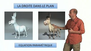 La droite dans le plan  équation paramétrique [upl. by Dola295]