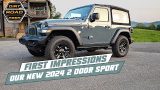 Our NEW 2024 Jeep Wrangler 2 Door Sport [upl. by Sadirah]