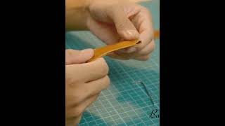 Making A Brown Shell Cordovan Leather Watch Band [upl. by Anemaj]