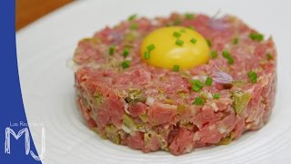 STEAK TARTAR  Receta tradicional [upl. by Adianez]