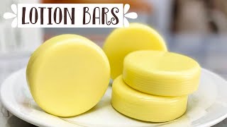 3Ingredient Solid Lotion Bars Nongreasy Recipe [upl. by Aisac21]