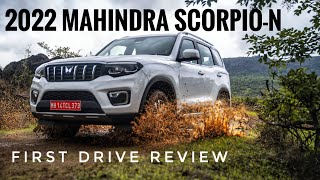 2022 Mahindra ScorpioN First Drive Review [upl. by Nosyd]