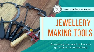 Jewelry Making Tools You ABSOLUTELY NEED To Start Metalsmithing  Metalsmith Academy [upl. by Vala662]