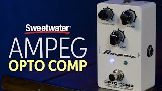 Ampeg Opto Comp Optical Bass Compressor Pedal Demo [upl. by Burnside]