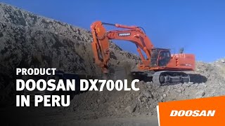 Doosan DX700LC in Peru [upl. by Alliw]