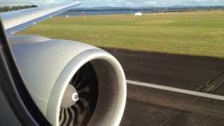 Magnificent Boeing 777300ER Takeoff from Auckland [upl. by Noinatrad812]