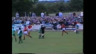 Cliff Hercules nearly puts one past England [upl. by Ttergram]