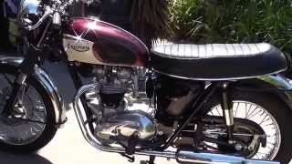 1967 T120R Triumph Bonneville [upl. by Palmore569]