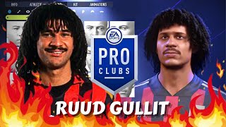 FIFA 22 Ruud Gullit Pro Clubs Creation [upl. by Anotyal]