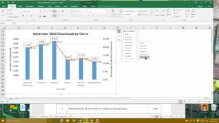 Excel Chapter 3 Charts [upl. by Isiad]