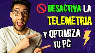 ❌ Cómo DESACTIVAR la TELEMETRÍA en Windows 10 y 11 🌐 [upl. by Leitnahs]