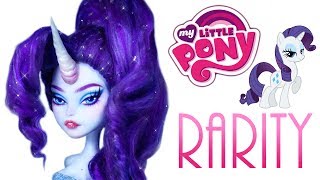 Custom Rarity Doll  MY LITTLE PONY OOAK [upl. by Reprah895]