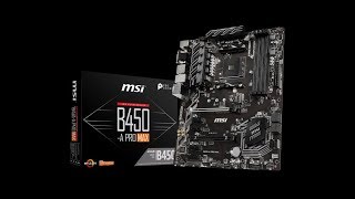 MSI B450A PRO MAX Motherboard Unboxing and Overview [upl. by Attiuqaj953]