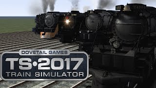 Train Simulator 2017  Mighty American Locomotives RACE [upl. by Marilyn]