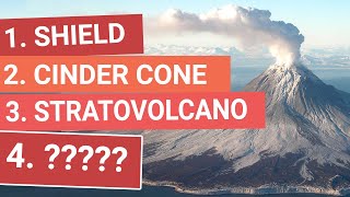 The four types of volcanoes [upl. by Efi]