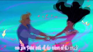 Karaoke  Instrumental  Pocahontas  Colors Of The Wind HQ  Lyrics [upl. by Angelo146]