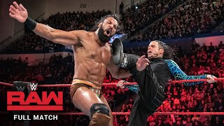 FULL MATCH Jinder Mahal vs Jeff Hardy – United States Title Match Raw April 16 2018 [upl. by Htyderem335]