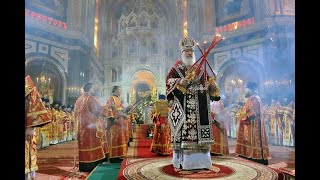 Orthodox Patriarchate of Moscow  Paschal Midnight Divine Liturgy [upl. by Kcirdnekel]