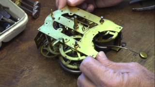 Repairing Ansonia time amp strike clock Part 1 How to repair a clock [upl. by Alexei93]