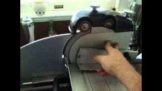 Circa 1940 American Slicing Machine Deli Meat Slicer [upl. by Llennod476]