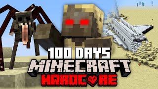 I survived 100 Days in a DESERTED WASTELAND in Minecraft and Heres What Happened [upl. by Goltz]