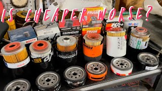 Who makes the best OIL FILTER You decide [upl. by Therron]