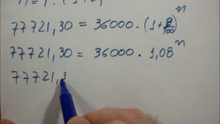 Matemática FinanceiraCálculo do tempo  Juros compostos [upl. by Justus]