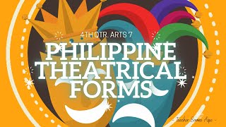 4TH QTR ARTS 7 PHILIPPINE THEATRICAL FORMS by Sarmie Aspe [upl. by Ahsekyt891]