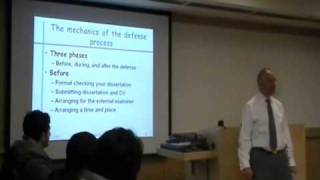 How to Defend your Dissertation 17 [upl. by Lotsirb]