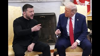 President Trump Volodymyr Zelenskyy get in tense exchange in Oval Office  NBC New York [upl. by Ihteerp]