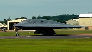 B2s Taxi amp Take Off From RAF Fairford [upl. by Laraine]