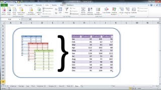 Use the Consolidate Feature to Combine Data [upl. by Oakleil864]