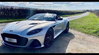 New Aston Martin DBS Superleggera Volante Astons 211mph softtop [upl. by Pepillo]