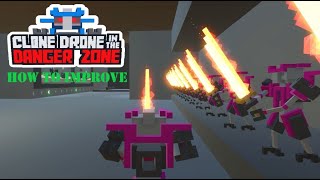 Clone Drone in the Danger Zone Combat Tips [upl. by Auqkinahs]