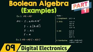 Boolean Algebra Examples Part 1 [upl. by Alial36]