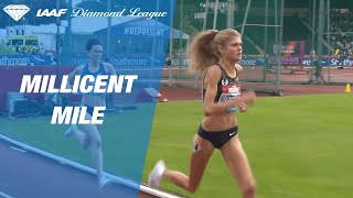 Konstanze Klosterhalfen sets a meeting and national record in Birmingham  IAAF Diamond League 2019 [upl. by Harriet409]