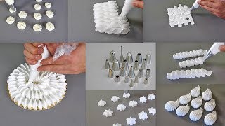 Como utlilizar las boquillas esenciales en pastelería How to use the essential nozzles for pastry [upl. by Lohner]