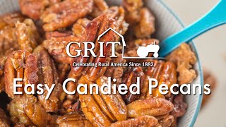 Easy Candied Pecans [upl. by Rennoc]