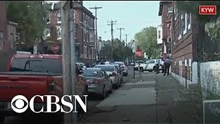 LIVE Multiple police officers shot in quotactive and ongoingquot shooting situation in Philadelphia [upl. by Llertnod322]