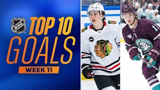 Top 10 Goals from Week 11  202324 NHL Season [upl. by Nah82]