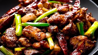 Easy Spicy Szechuan Chicken that you can make at home [upl. by Allianora]