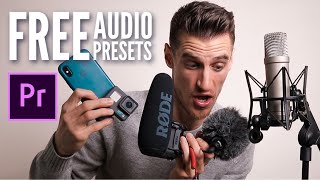 FREE AUDIO PRESETS FOR PREMIERE PRO  How to apply Audio Presets in Adobe Premiere Pro Import Pack [upl. by Anyat266]