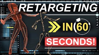 Retargeting ROKOKO Animations In Blender 60 Seconds [upl. by Dhar169]