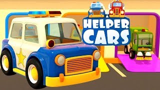 Helper Cars Full Episodes Car Cartoons for Children  Learn Colors amp Cars for Kids [upl. by Eirahcaz]