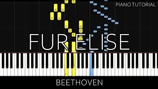 Beethoven  Für Elise Piano Tutorial [upl. by Mika647]