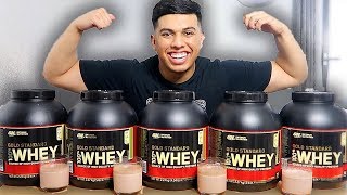 I Tried NEARLY Every WHEY Protein Shake Flavour [upl. by Gianni247]