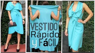 Cómo hacer un VESTIDO RÁPIDO Y FÁCIL  Fabiana Marquesini  28 [upl. by Irdua409]