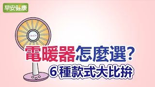 電暖器怎麼選？6種款式大比拚【早安健康】 [upl. by Baler]